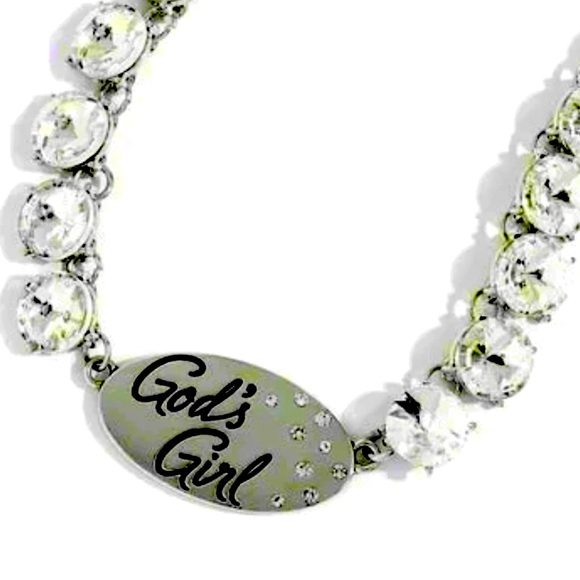 🙏🤍 “GOD’S GIRL” WHITE NECKLACE WITH FREE MATCHING EARRINGS ~ PAPARAZZI❗️ - Picture 2 of 7